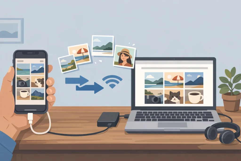 Comment transférer des photos d'un iPhone vers un PC efficacement ?